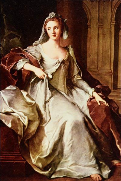Jjean-Marc nattier Madame Henriette de France as a Vestal Virgin oil painting image